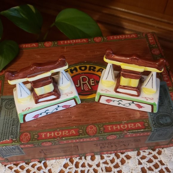 Vintage Napco Kitchen Scales Salt & Pepper Shakers - Picture 3 of 8